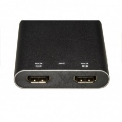 ADATTATORE USB-C MASCHIO - 2 PORTE HDMI®  FEMMINA PER DUE VIDEO O TV