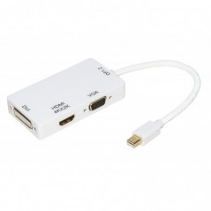 ADATTATORE MINI DISPLAYPORT MASCHIO 1.2 A DVI+HDMI® 4KX2K+VGA FEMMINA