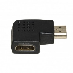 ADATTATORE HDMI MASCHIO - HDMI®  FEMMINA ANGOLATO 90° VERSO SINISTRA