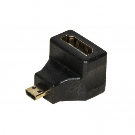 ADATTATORE HDMI®  FEMMINA - MICRO HDMI®  MASCHIO 90° ANGOLATO