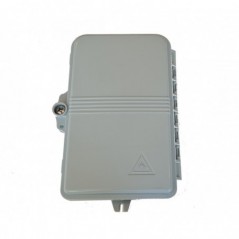 BOX DA ESTERNO 4 PORTE PER CONNETTORI FIBRA OTTICA SC SIMPLEX O LC DUPLEX PER APPLICAZIONI FTTH IP67