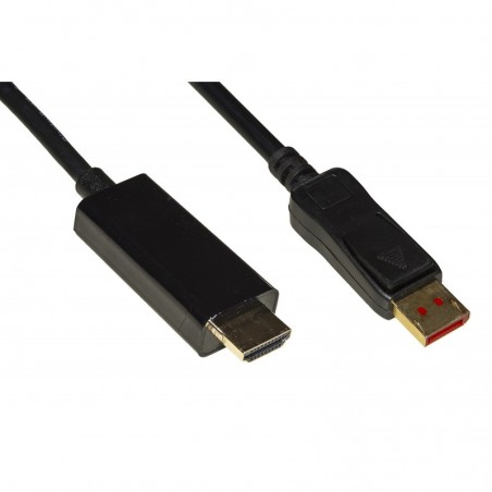 CAVO DISPLAYPORT 1.4 - HDMI® CONTATTI DORATI 4KX2K 60HZ 18GBPS HDR RGB 4:4:4 DOPPIA SCHERMATURA MT 5