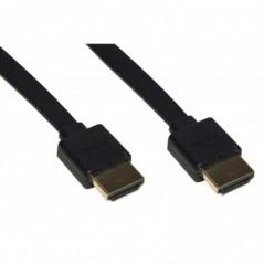 CAVO PIATTO HDMI®  ULTRA SLIM 4K CON MINI CONNETTORI SALVASPAZIO MT 1,8