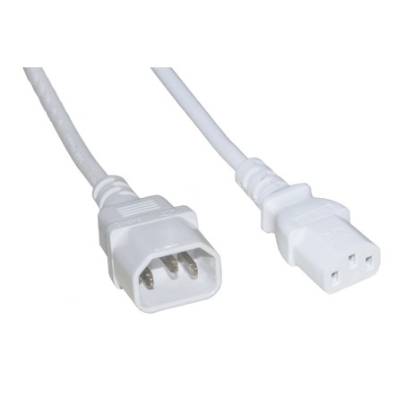 CAVO ALIMENTAZIONE PROLUNGA MASCHIO/FEMMINA MT.1.8 BIANCO