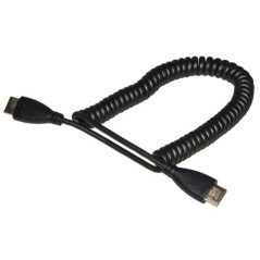 CAVO HDMI® MASCHIO-MASCHIO A SPIRALE ESTENSIBILE FINO A MT 1,60