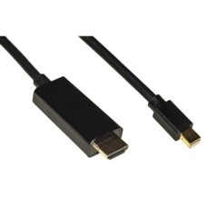 CAVO MINI DISPLAYPORT 1.4 - HDMI® CONTATTI DORATI 4KX2K 60HZ 18GBPS HDR RGB 4:4:4 MT 1