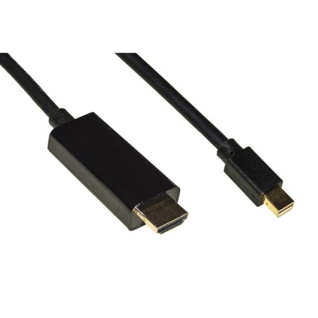 CAVO MINI DISPLAYPORT 1.4 - HDMI® CONTATTI DORATI 4KX2K 60HZ 18GBPS HDR RGB 4:4:4 MT 1,8
