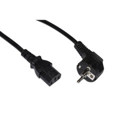 CAVO ALIMENTAZIONE MT. 1.80 SPINA TEDESCA 90 GRADI 250 V PRESA IEC VDE