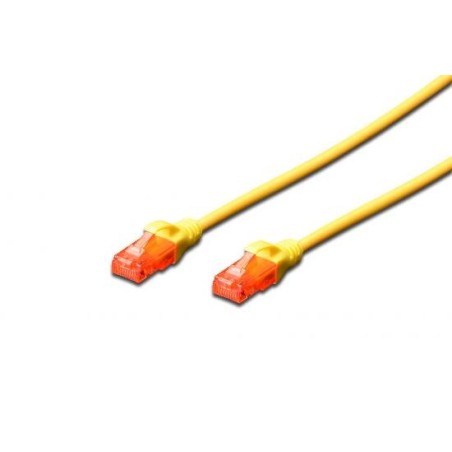 CAVO RETE UTP CAT. 6 NON SCHERMATO LSZH MT. 10 GIALLO