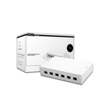 BOX 6 PORTE PER CONNETTORI JACK DI RETE
