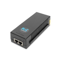 INIETTORE 10 GIGABIT  POE+ ETHERNET 802.3AT PIN DI ALIMENTAZIONE: 3/6(+), 1/2(-), 30W