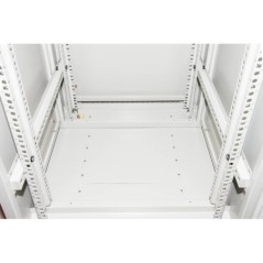 ARMADIO RACK 19" 27U (A)1388 (L)600 (P)1000 COLORE GRIGIO PORTA VETRO