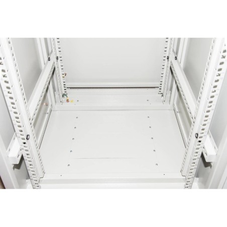 ARMADIO RACK 19" 27U (A)1388 (L)600 (P)1000 COLORE GRIGIO PORTA VETRO