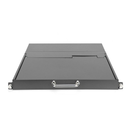 CONSOLE KVM MODULARE HD LCD CON TFT DA 17", CONNESSIONE KVM CAT5 A 8 PORTE, TOUCHPAD, LAYOUT TASTIERA ITALIANA
