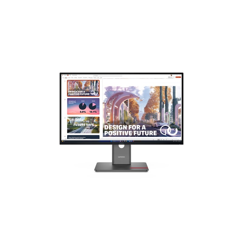 LENOVO MONITOR 27 LED IPS 16:9 WQHD 6 MS 350 CDM, USB-C DOCK, PIVOT, DP/HDMI, P27QD-40