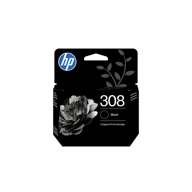 HP CARTUCCIA DI INCHIOSTRO 308 NERO, ORIGINALE
