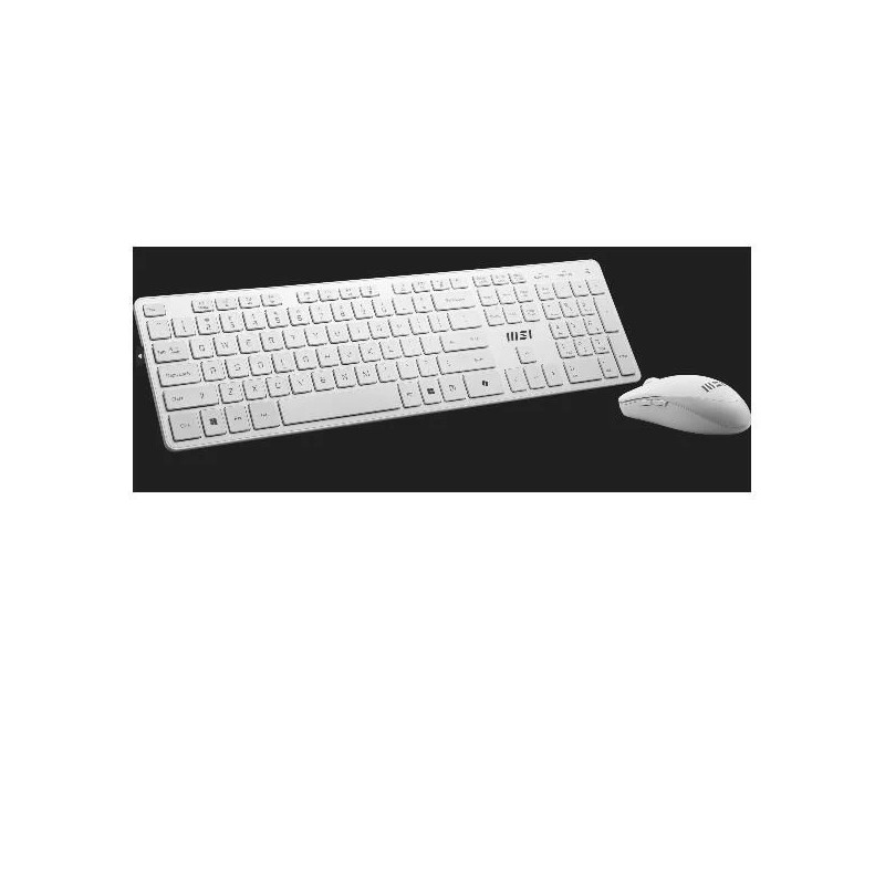 MSI TASTIERA BIANCA WIRELESS COMBO COPILOT PRO W IT