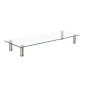 ROLINE STAND PER MONITOR IN VETRO, CON PIEDINI METALLICI AGGIUSTABILI