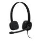 LOGITECH CUFFIE CON MICROFONO H151, JACK 3.5MM LOGITECH CUFFIE CON MICROFONO H151, JACK 3.5MM