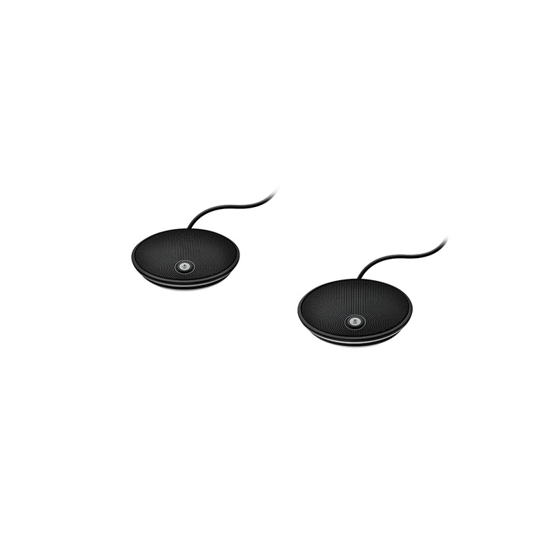 LOGITECH GROUP COPPIA DI MICROFONI ESPANSIONE, OMNIDIREZIONALE, STACCABILE, LUNGHEZZA CAVO 8,50M