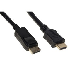 CAVO DISPLAYPORT 1.2 - HDMI® 1.4  4KX2K 30 HZ CONTATTI DORATI MT 5