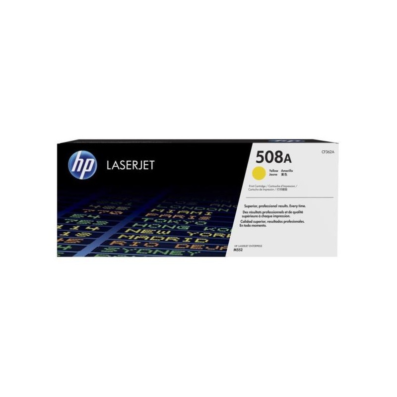 HP TONER GIALLO 508A 5000 PAGINE PER M552/M553/M577 HP TONER GIALLO 508A 5000 PAGINE PER M552/M553/M577