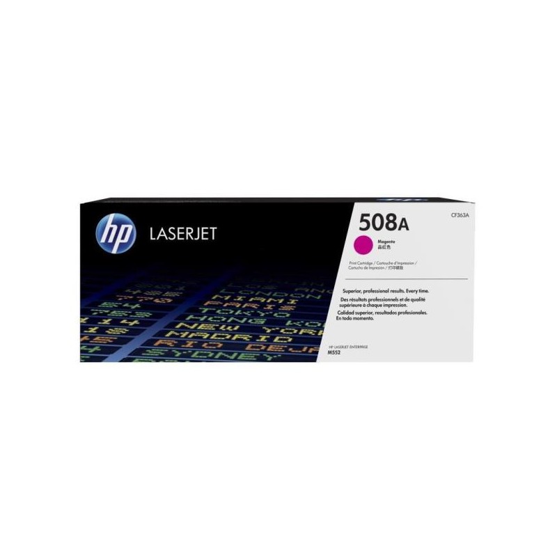 HP TONER MAGENTA 508A 5000 PAGINE PER M552/M553/M577 HP TONER MAGENTA 508A 5000 PAGINE PER M552/M553/M577