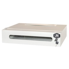 ARMADIO RACK 19" 2U PROFONDITA' 360 MM COLORE GRIGIO CON PORTA VETRO (AXPXL) CM 12X36X54
