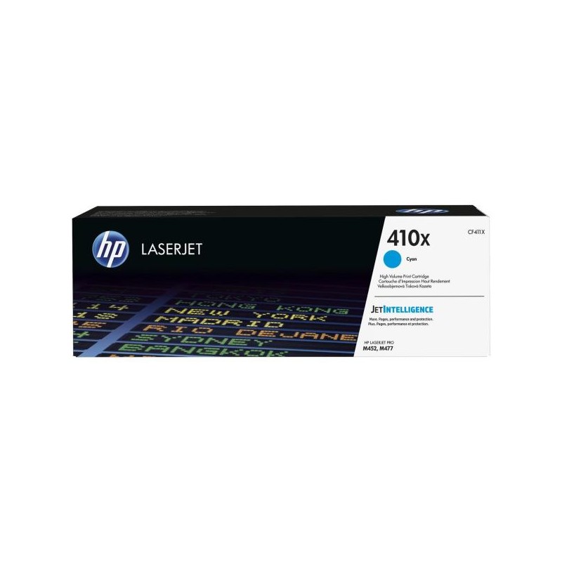 HP TONER CIANO 5000PAG PER LJ PRO M452 M477, 410X HP TONER CIANO 5000PAG PER LJ PRO M452 M477, 410X