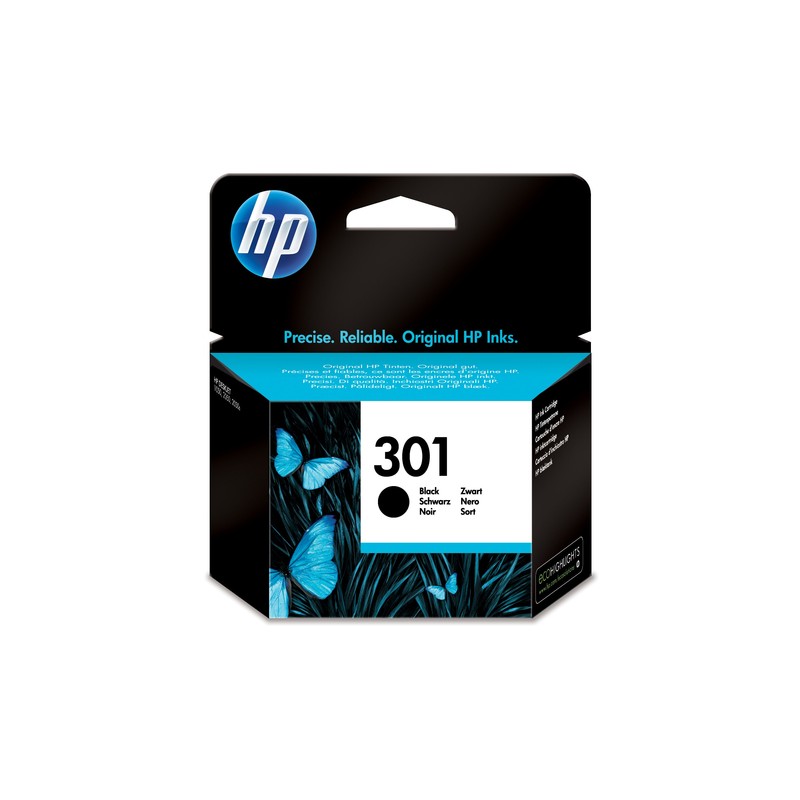HP CART INK NERO 301 PER DJ1000/2000 TS