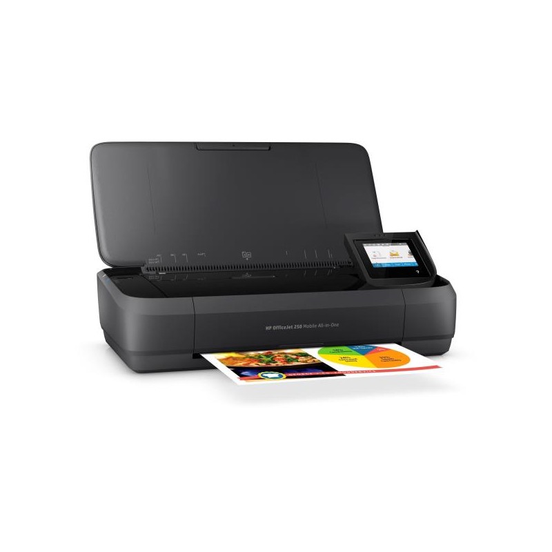 HP MULTIFUNZIONE INK A4 COLORE, OFFICEJET MOBILE 250, 8PPM 4800X1200DPI, USB/WIFI, PORTATILE, 3 IN 1