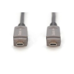DIGITUS CAVO IN FIBRA OTTICA IBRIDO 4K - HDMI® AOC CONNETTORE RIMOVIBILE MT 30