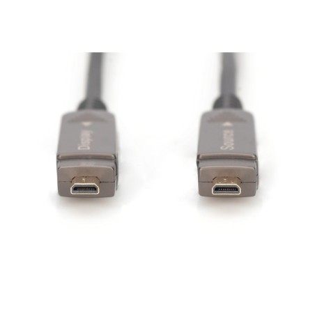 DIGITUS CAVO IN FIBRA OTTICA IBRIDO 4K - HDMI® AOC CONNETTORE RIMOVIBILE MT 30