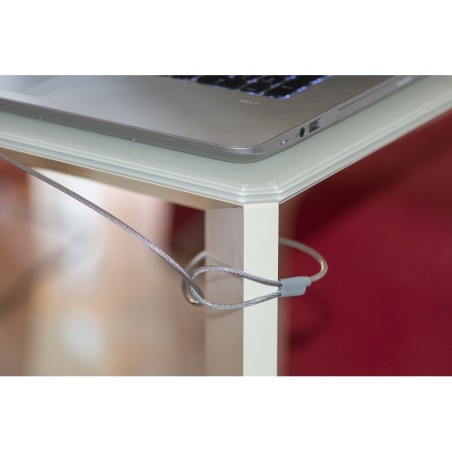 CAVO DI SICUREZZA PER NOTEBOOK CON COMBINAZIONE MT. 1,50