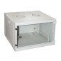 ARMADIO RACK 19" 6 UNITA' DA MURO PER RETI (A)350 X (L)540 X (P) 450 MM COLORE GRIGIO PORTA VETRO ARMADIO RACK 19" 6 UNITA' DA MURO PER RETI (A)350 X (L)540 X (P) 450 MM COLORE GRIGIO PORTA VETRO