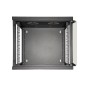 ARMADIO RACK 19" 9 UNITA' DA MURO PER RETI (A)485 X (L)540 X (P) 450 MM COLORE NERO PORTA VETRO ARMADIO RACK 19" 9 UNITA' DA MURO PER RETI (A)485 X (L)540 X (P) 450 MM COLORE NERO PORTA VETRO