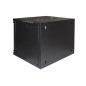 ARMADIO RACK 19" 9 UNITA' DA MURO PER RETI (A)485 X (L)540 X (P) 450 MM COLORE NERO PORTA VETRO ARMADIO RACK 19" 9 UNITA' DA MURO PER RETI (A)485 X (L)540 X (P) 450 MM COLORE NERO PORTA VETRO