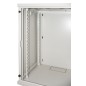 ARMADIO RACK 19" 15 UNITA' DA MURO PER RETI (A)750 X (L)540 X (P) 450 MM COLORE GRIGIO PORTA VETRO ARMADIO RACK 19" 15 UNITA' DA MURO PER RETI (A)750 X (L)540 X (P) 450 MM COLORE GRIGIO PORTA VETRO