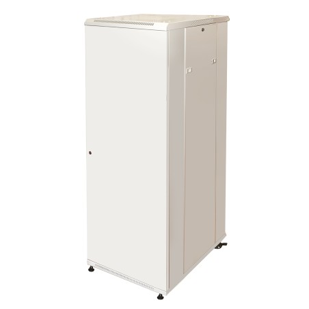 ARMADIO RACK 19" PER RETI 37U (A)1770, (L)600, (P)800 COLORE GRIGIO PORTA VETRO