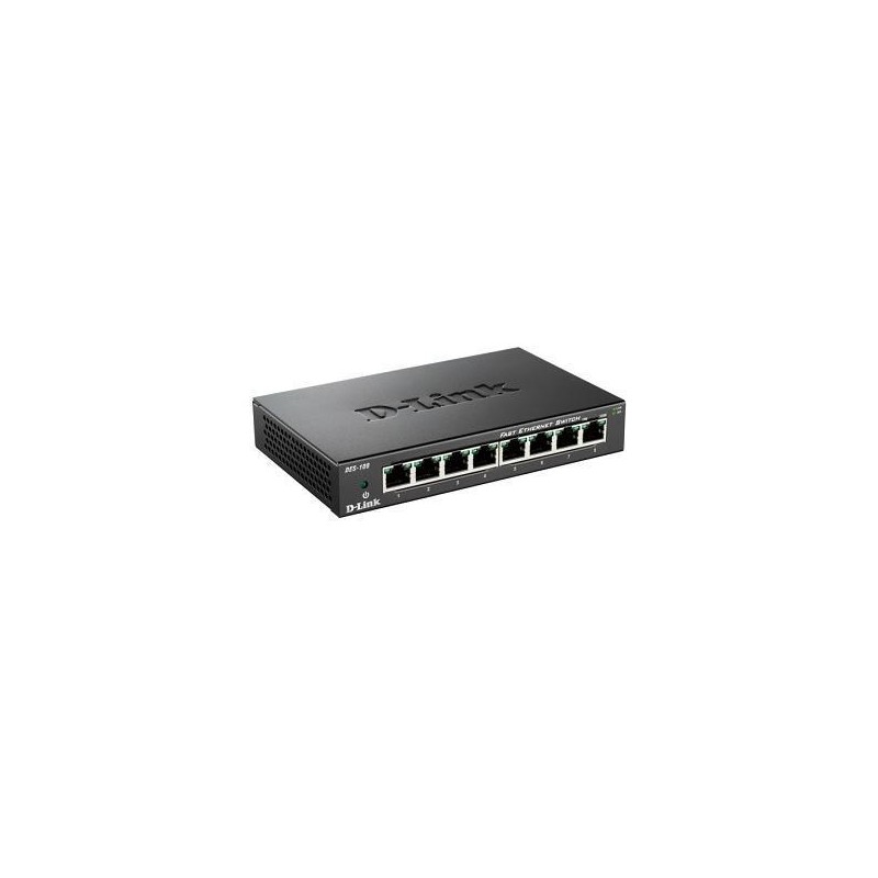 D-LINK SWITCH 8 PORTE 10/100 CASE METALLICO D-LINK SWITCH 8 PORTE 10/100 CASE METALLICO