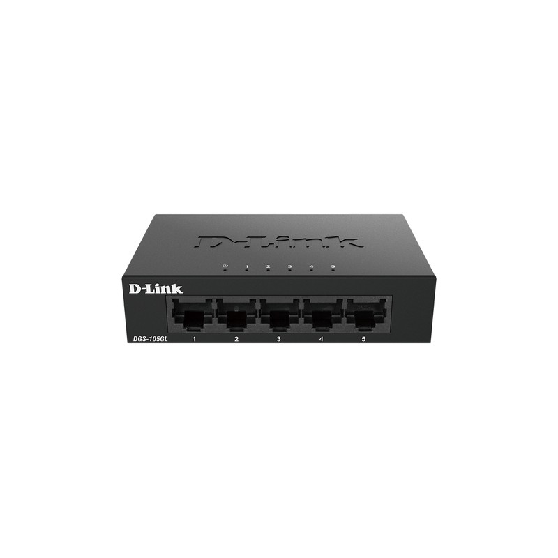 D-LINK SWITCH 5 PORTE GIGABIT UNMANAGED ETHERNET METAL HOUSING