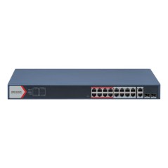 HIKVISION SWITCH SMART MANAGED POE 10/100 + UPLINK GIGABIT COMBO