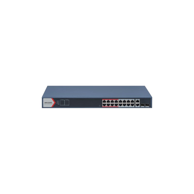 HIKVISION SWITCH SMART MANAGED POE 10/100 + UPLINK GIGABIT COMBO