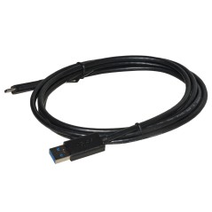 CAVO USB 3.0 A MASCHIO - USB-C PER RICARICA E SCAMBIO DATI IN RAME MT 1,80