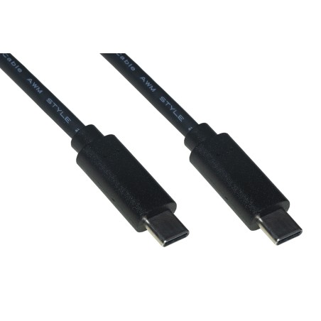 CAVO USB-C 3.1 PER RICARICA E SCAMBIO DATI IN RAME MT 1