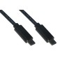 CAVO USB4¨ G3 CONNETTORI USB-C MASCHIO/MASCHIO 40 GBPS 100W (20V/5A) 8K 30HZ MT 0,5