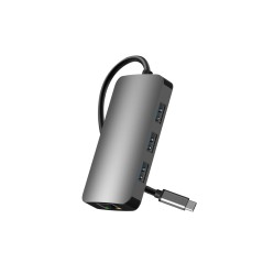 DOCKING STATION 6 PORTE CON RETE GIGABIT HDMI® USB-C E 3 PORTE USB 3.0