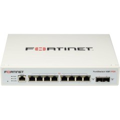 FORTISWITCH-108F-FPOE SWITCH L2+ MANAGEMENT CON 8 PORTE GE + 2 P. SFP + 1 P. POE - POWER BUDGET 130W