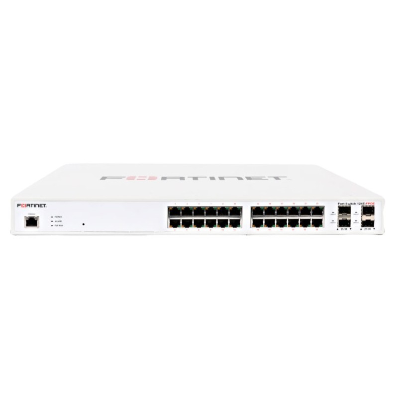 FORTISWITCH-124G-FPOE L2 FORTIGATE SWITCH CON P. POE MULTIGIGABIT 24X 2.5G/1G/100M P. 8X 802.3BT FORTISWITCH-124G-FPOE L2 FORTIGATE SWITCH CON P. POE MULTIGIGABIT 24X 2.5G/1G/100M P. 8X 802.3BT