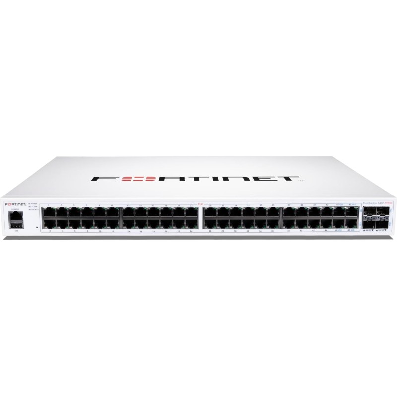 FORTISWITCH-148F-FPOE SWITCH L2+ MAN. CON 48 P. GE + 4 P. SFP+ POWER BUDGET FINO A 740W FORTISWITCH-148F-FPOE SWITCH L2+ MAN. CON 48 P. GE + 4 P. SFP+ POWER BUDGET FINO A 740W